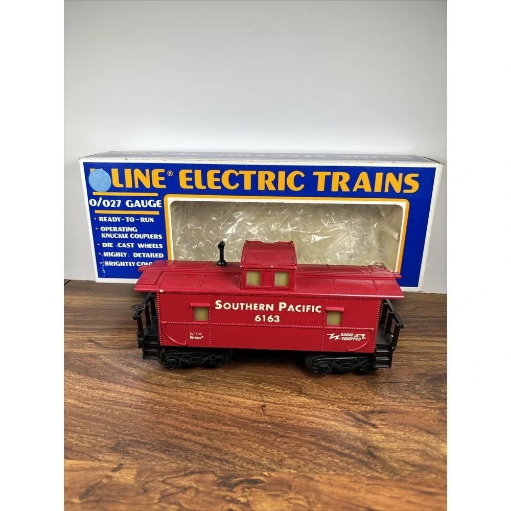 K-Line K6163 Southern Pacific Classic‎ Caboose W/Box Radio Equipped O/O27